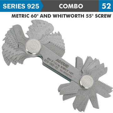 Image of a PITCH GAUGE METRIC 0.25-6MM & 4-62TPI 52 LEAVES 60DEG. AND WHITWORTH 5