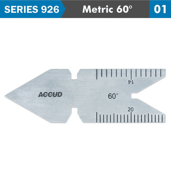 Image of a CENTER GAUGE METRIC 60DEG. 30' ACC. 0.5MM & 1MM GRAD.