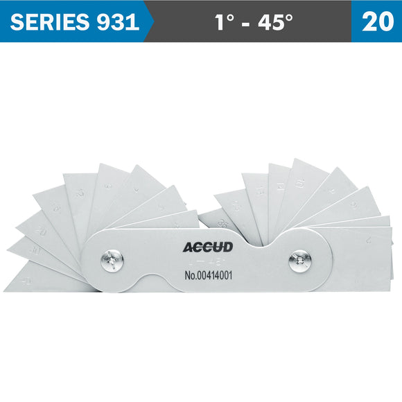 Image of a ANGLE GAUGE 1-45 DEG. 20 LEAVES 30' ACC.