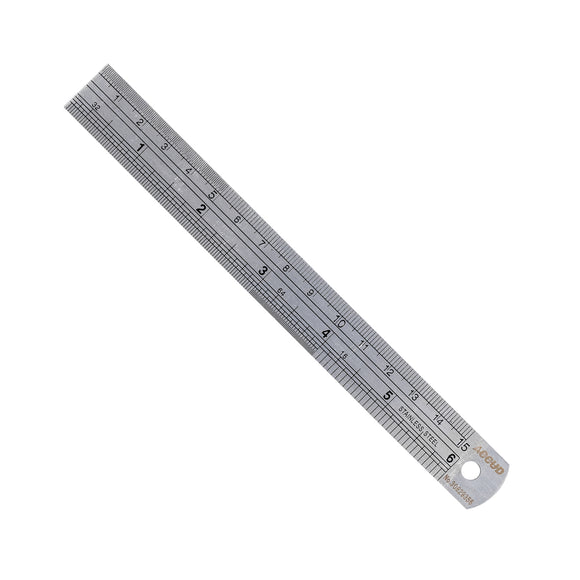 Image of a RULER 150MM S/STEEL 0.08MM ACC 0.5MM GRAD.