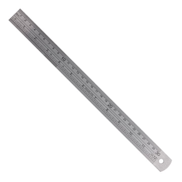 Image of a RULER 300MM S/STEEL 0.11MM ACC 0.5MM GRAD.