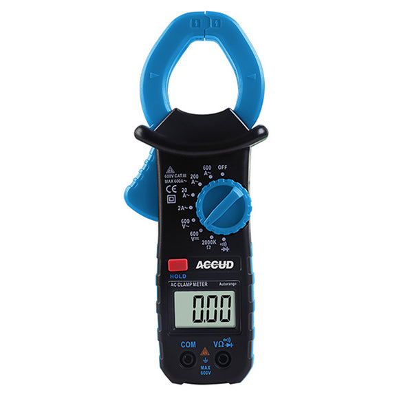 Image of a DIGITAL AC/DC CLAMP METER 2X AAA BAT. 600AMP 600V