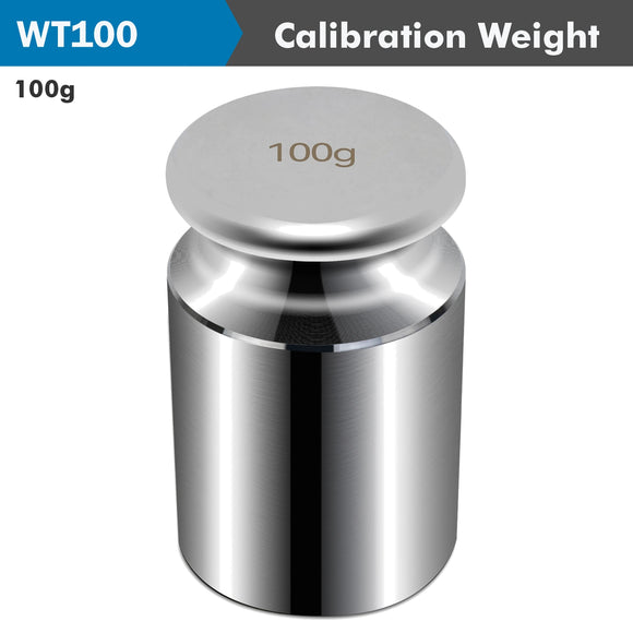 Image of a CYLINDRICAL CALIBRATION WEIGHT 100GRAM STAINLESS STEEL