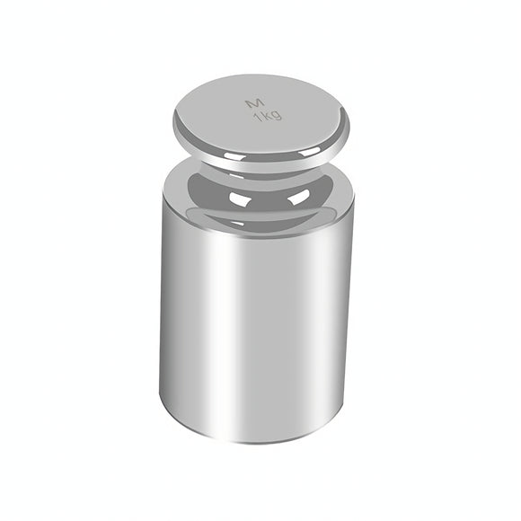 Image of a CYLINDRICAL CALIBRATION WEIGHT 1KG STAINLESS STEEL