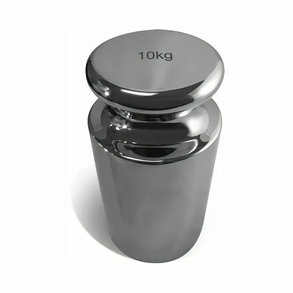 Image of a CYLINDRICAL CALIBRATION WEIGHT 10KG STAINLESS STEEL