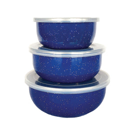 image of Afritrail Enamel Storage Bowl Set