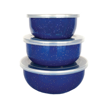 image of Afritrail Enamel Storage Bowl Set