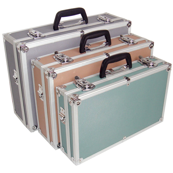 Image of a Tork Craft Aluminium Tool Case 3 In 1 Set