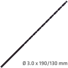 Image of a Alpen HSS Drill Bit 3mm 190 X 130 Extra Long