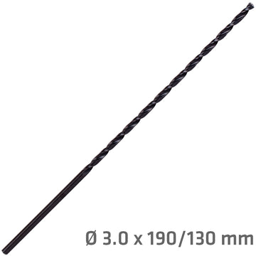Image of a Alpen HSS Drill Bit 3mm 190 X 130 Extra Long