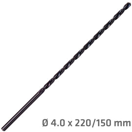 Image of a Alpen HSS Drill Bit 4mm 220 X 150 Extra Long