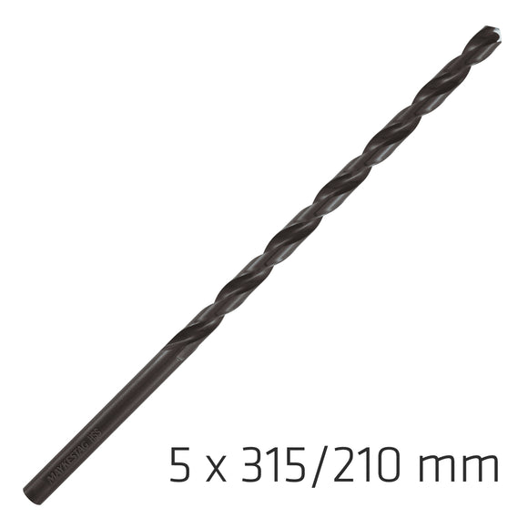 Image of a Alpen HSS Drill Bit 5mm 315X210mm Extra Long