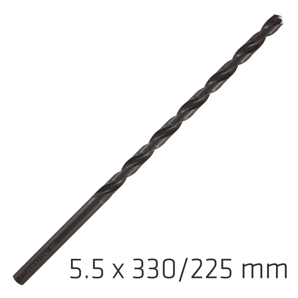 Image of a Alpen HSS Drill Bit 5.5mm 330X225mm Extra Long