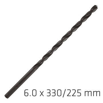 Image of a Alpen HSS Drill Bit 6mm 330X225mm Extra Long