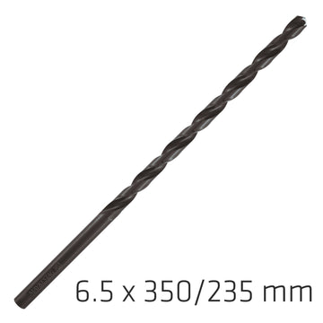 Image of a Alpen HSS Drill Bit 6.5mm 350X235mm Extra Long