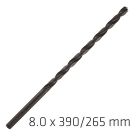 Image of a Alpen HSS Drill Bit 8mm 390X265mm Extra Long