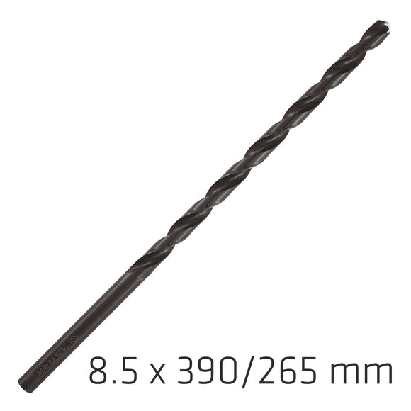 Image of a Alpen HSS Drill Bit 8.5mm 390X265mm Extra Long