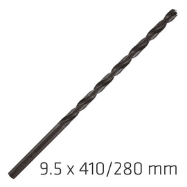Image of a Alpen HSS Drill Bit 9.5mm 410X280mm Extra Long