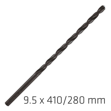 Image of a Alpen HSS Drill Bit 9.5mm 410X280mm Extra Long