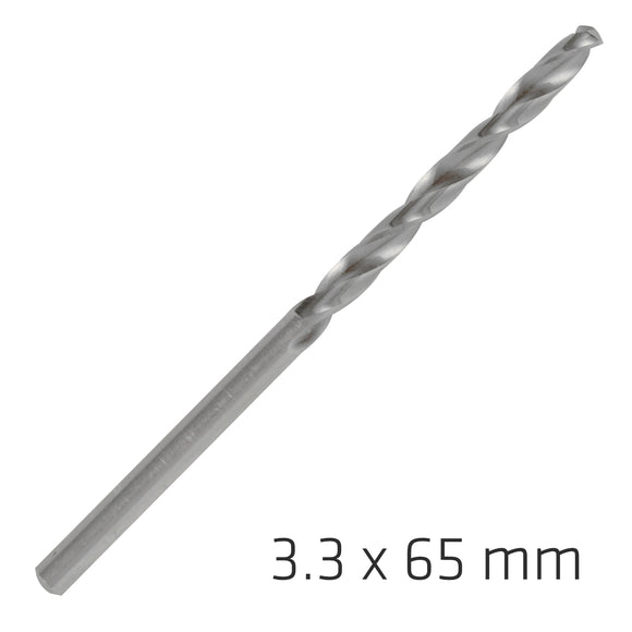 Image of a Alpen Pro HSS 3.3mm Drill Din 338 Rn 135 Split Point Plastic Wallet  (