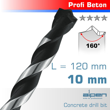 Image of a Alpen Concrete Profi Beton Drill Bit 10mm