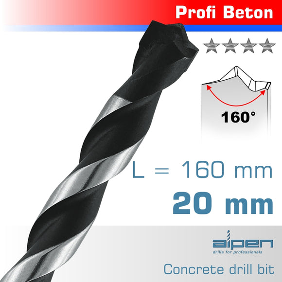 Image of a Alpen Concrete Profi Beton Drill Bit 20mm