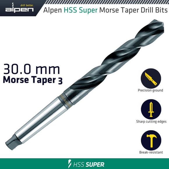 Image of a Alpen HSS Super 30mm Morse Taper 3 Shank