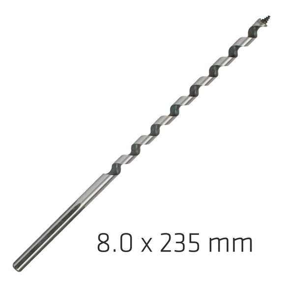 Image of a Alpen Wood Auger Drill Bit 8 X 235mm