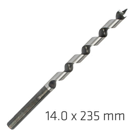 Image of a Alpen Wood Auger Drill Bit 14 X 235mm