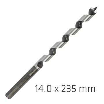 Image of a Alpen Wood Auger Drill Bit 14 X 235mm