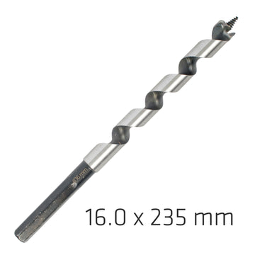 Image of a Alpen Wood Auger Drill Bit 16 X 235mm