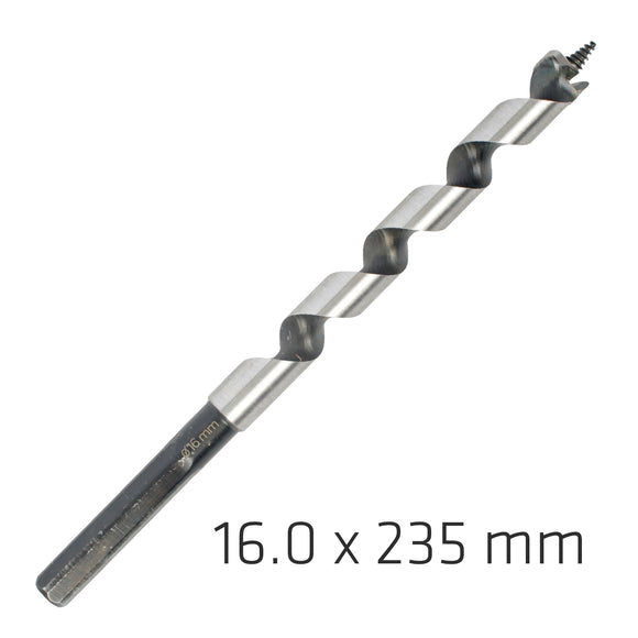 Image of a Alpen Wood Auger Drill Bit 16 X 235mm