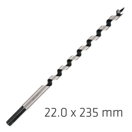Image of a Alpen Wood Auger Drill Bit 22 X 235mm