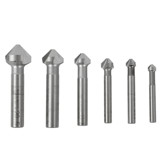 Image of a Alpen HSS Countersink Set 90 Different Partition 6 Pcs 6.3 8.3 10.4 16