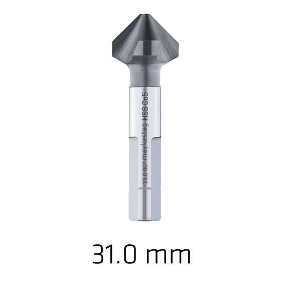 Image of a Alpen HSS-Eco5 Countersink 90  31.0 Din 335 Shapec 3-Surface Shank Alunit Co