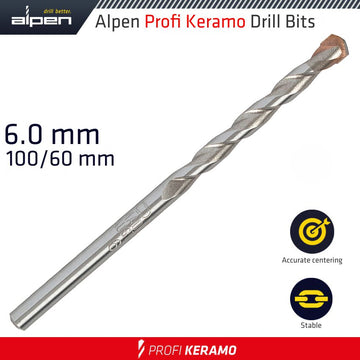 Image of a Alpen Profi Keramo Tile Ceramic Marble Bit 6mm