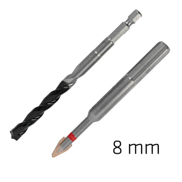 Image of a Alpen 8.0mm Porcelain & Concrete C Protector Drill Bit Set Tile