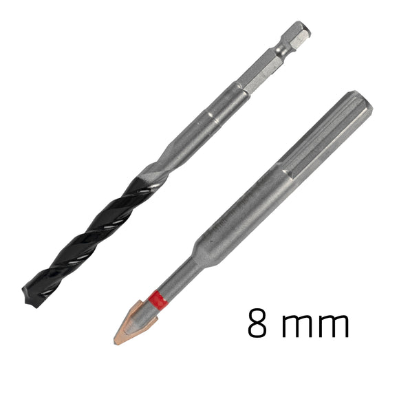 Image of a Alpen 8.0mm Porcelain & Concrete C Protector Drill Bit Set Tile