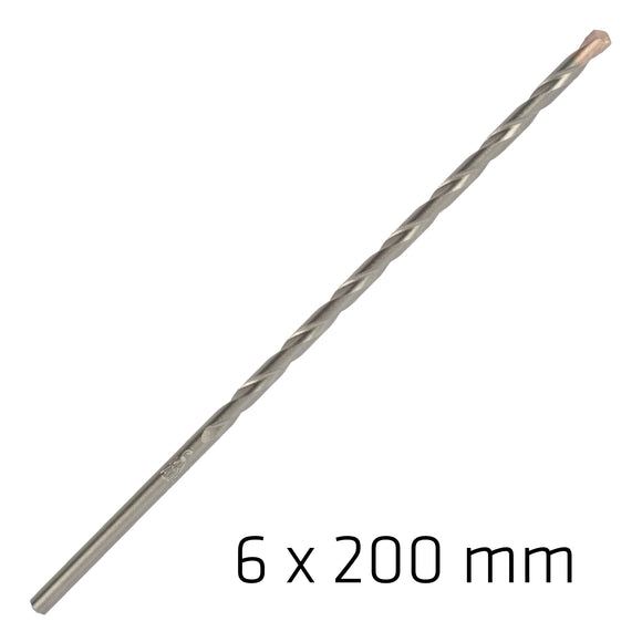 Image of a Alpen Masonry Bit Long Life 6 X 200mm