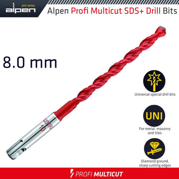 Image of a Alpen Profi Multicut SDS Drill Bit 8 X 110mm