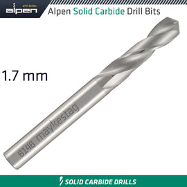 Image of a Alpen Solid Carbide Drill Bit 1.7