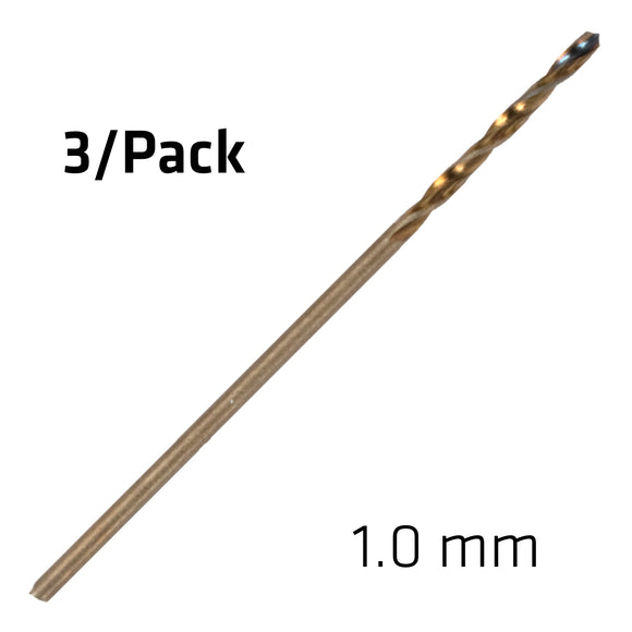Image of a Alpen HSS Sprint Master  1.0 mm X3 Sleeved Din338 Alpen Drill Bit