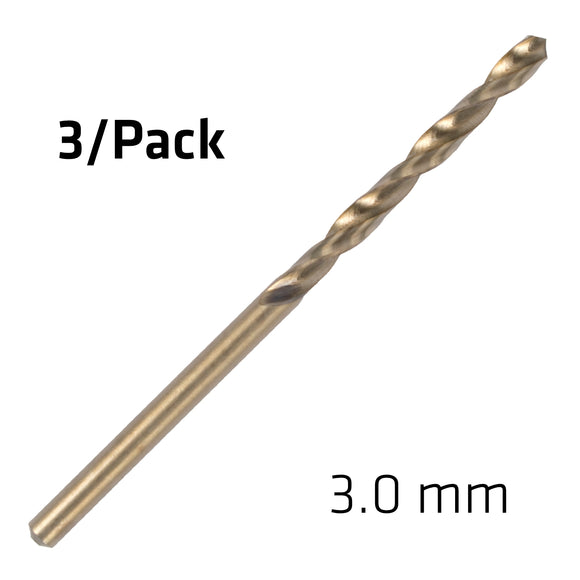 Image of a Alpen HSS Sprint Master  3.0mm X3 Sleeved Din338 Alpen Drill Bit