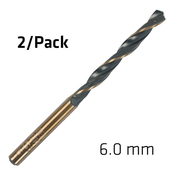 Image of a Alpen HSS Sprint Master  6.0mm X2 Sleeved Din338 Alpen Drill Bit
