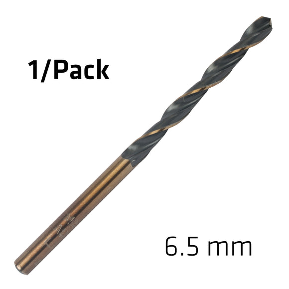 Image of a Alpen HSS Sprint Master  6.5mm X1 Sleeved Din338 Alpen Drill Bit
