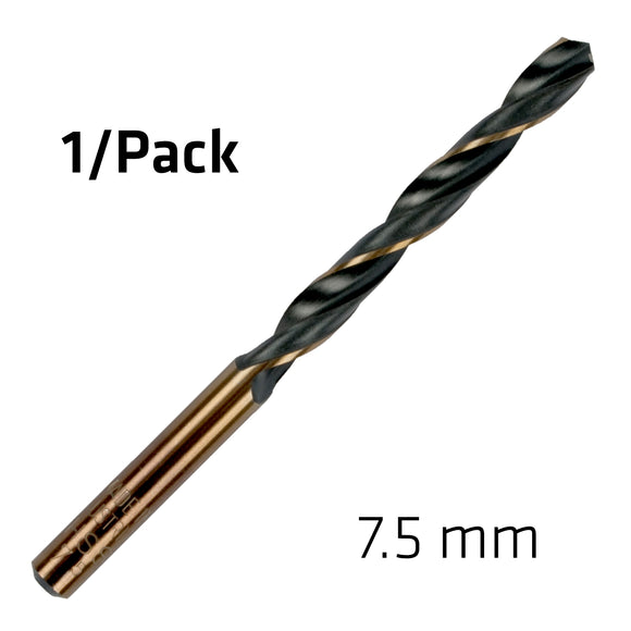Image of a Alpen HSS Sprint Master  7.5mm X1 Sleeved Din338 Alpen Drill Bit