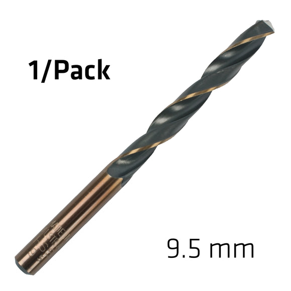 Image of a Alpen HSS Sprint Master  9.5mm X1 Sleeved Din338 Alpen Drill Bit