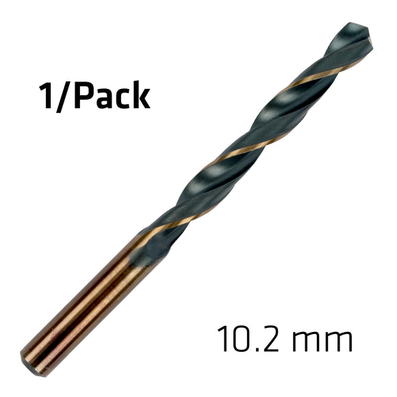 Image of a Alpen HSS Sprint Master  10.2mm X1 Sleeved Din338 Alpen Drill Bit