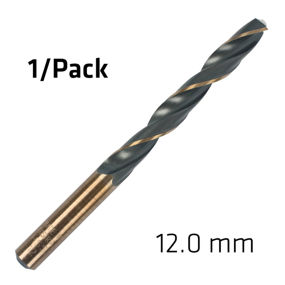 Image of a Alpen HSS Sprint Master  12.0mm X1 Sleeved Din338 Alpen Drill Bit