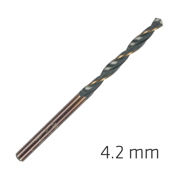 Image of a Alpen HSS Sprint Master 4.2mm 10-Pack Hang Tag Din 338 Alpen Drill Bits